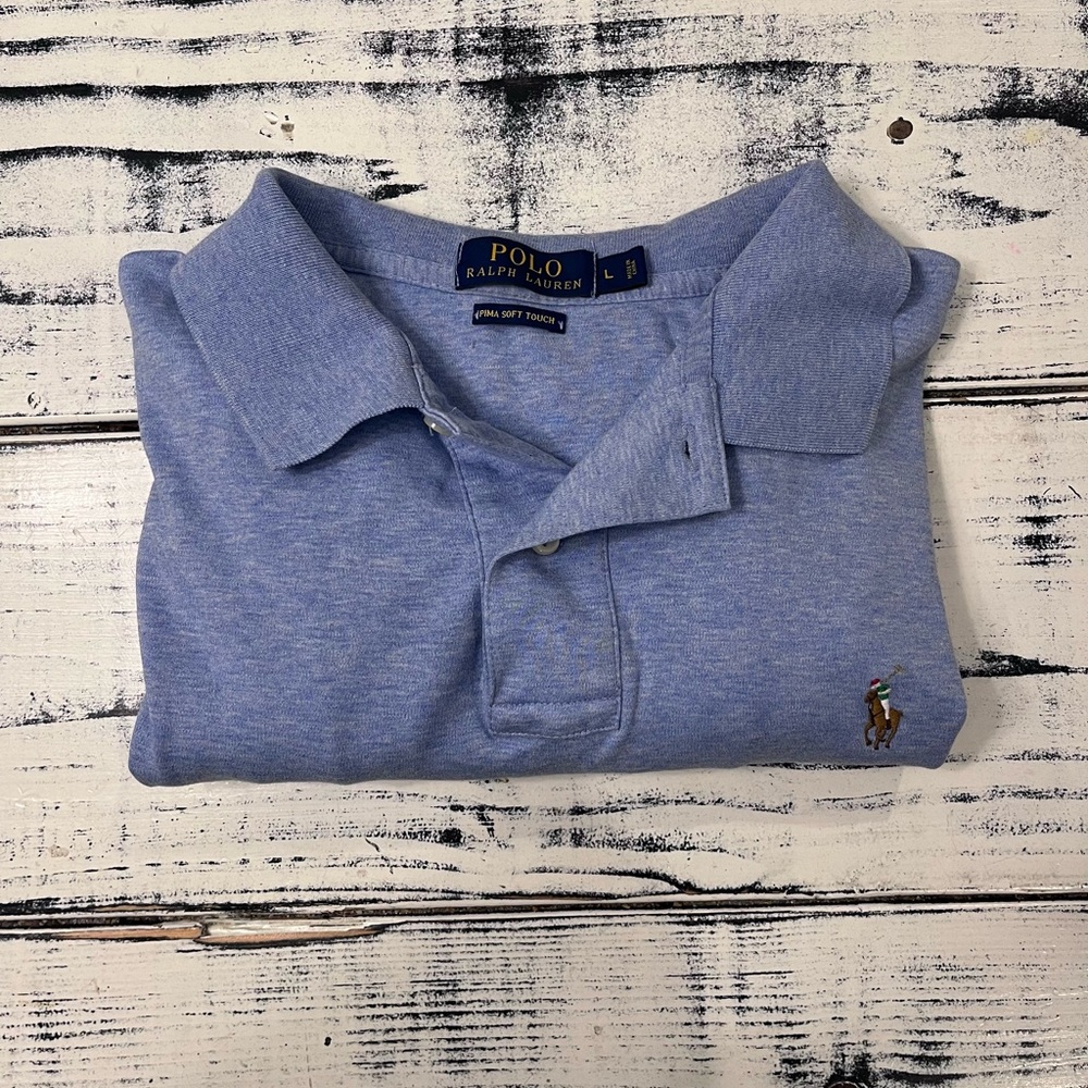 Men’s light blue Polo